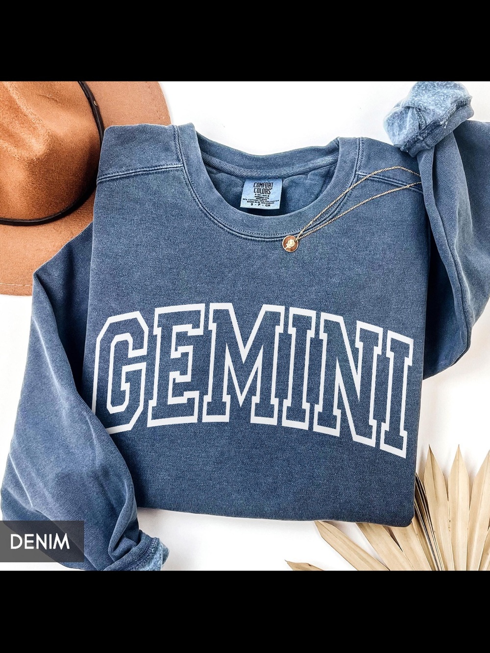 NWT Custom Colors Gemini Crewneck Sweatshirt